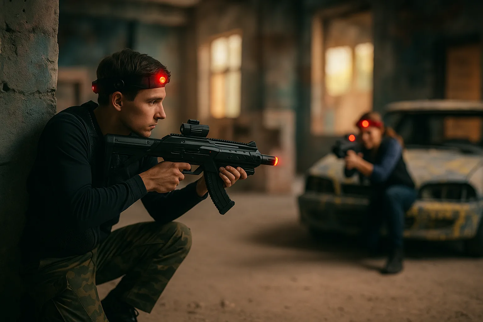 Laser tag we Wrocławiu – pojedynek graczy w klimatycznej arenie