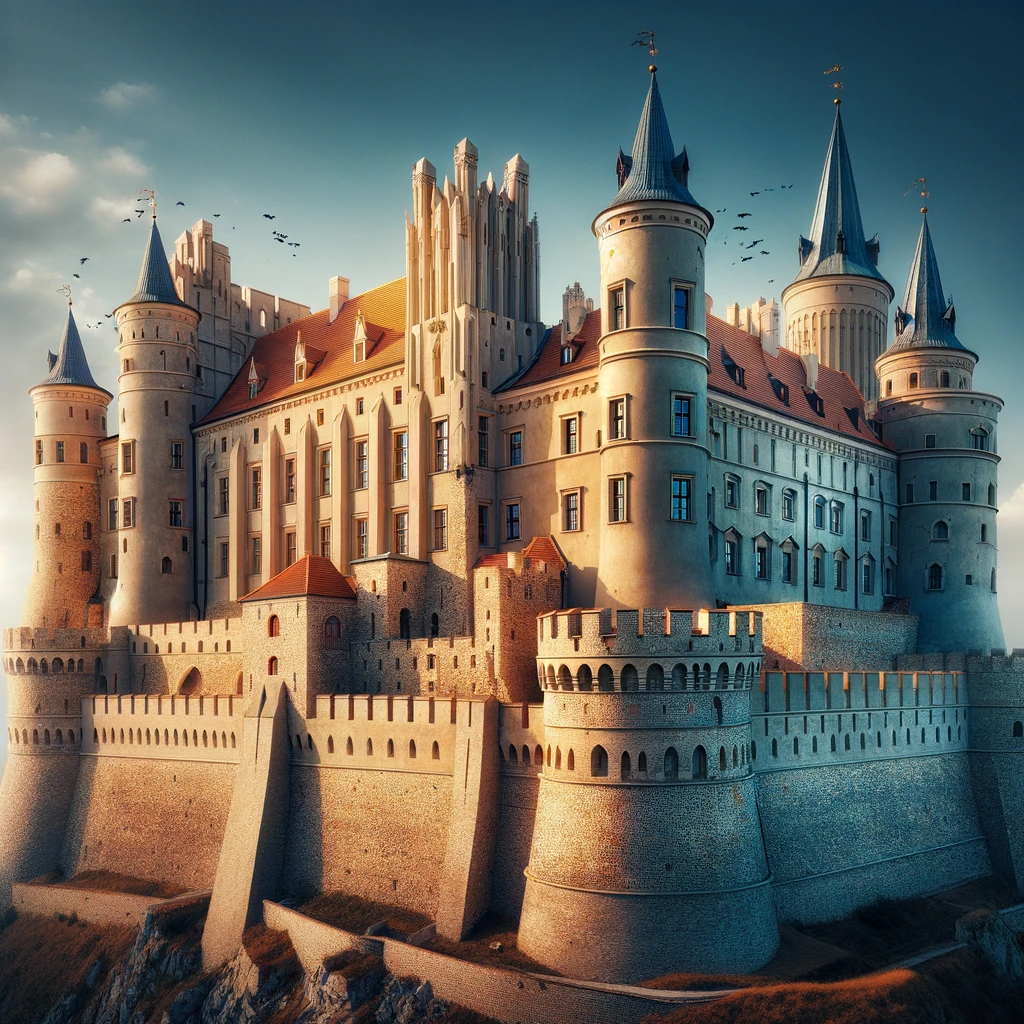 Zamek Lubelski – gotycka architektura i obronne mury, symbol historycznego i kulturowego dziedzictwa Lublina.