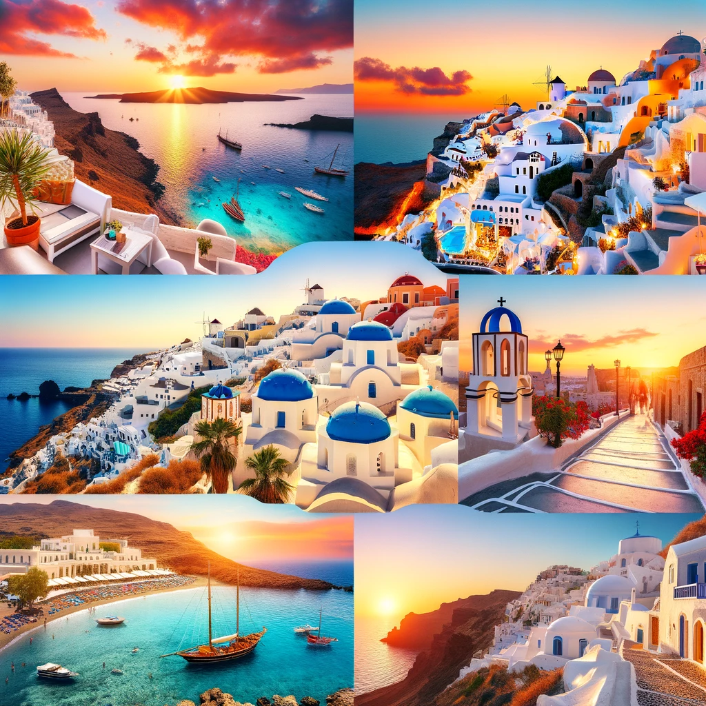Widoki Santorini, Krety i Rodos - Najlepsze Destynacje w Grecji