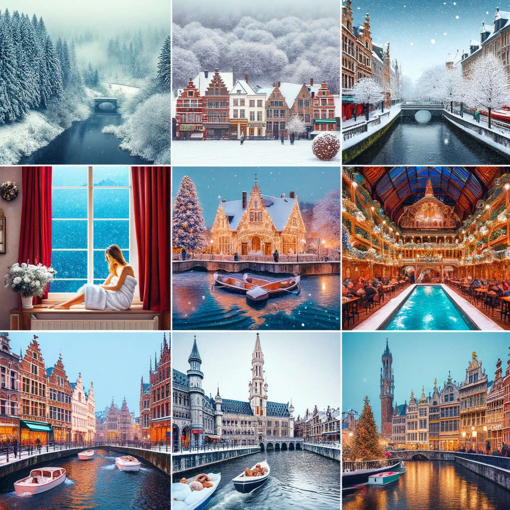 Zimowe piękno Belgii: Ardeny, Spa, Bruksela, Brugia