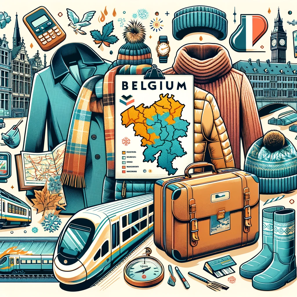 Praktyczne aspekty zimowego wyjazdu do Belgii: ciepła odzież, ubezpieczenie podróżne, mapa Belgii, transport publiczny i przytulne zakwaterowanie