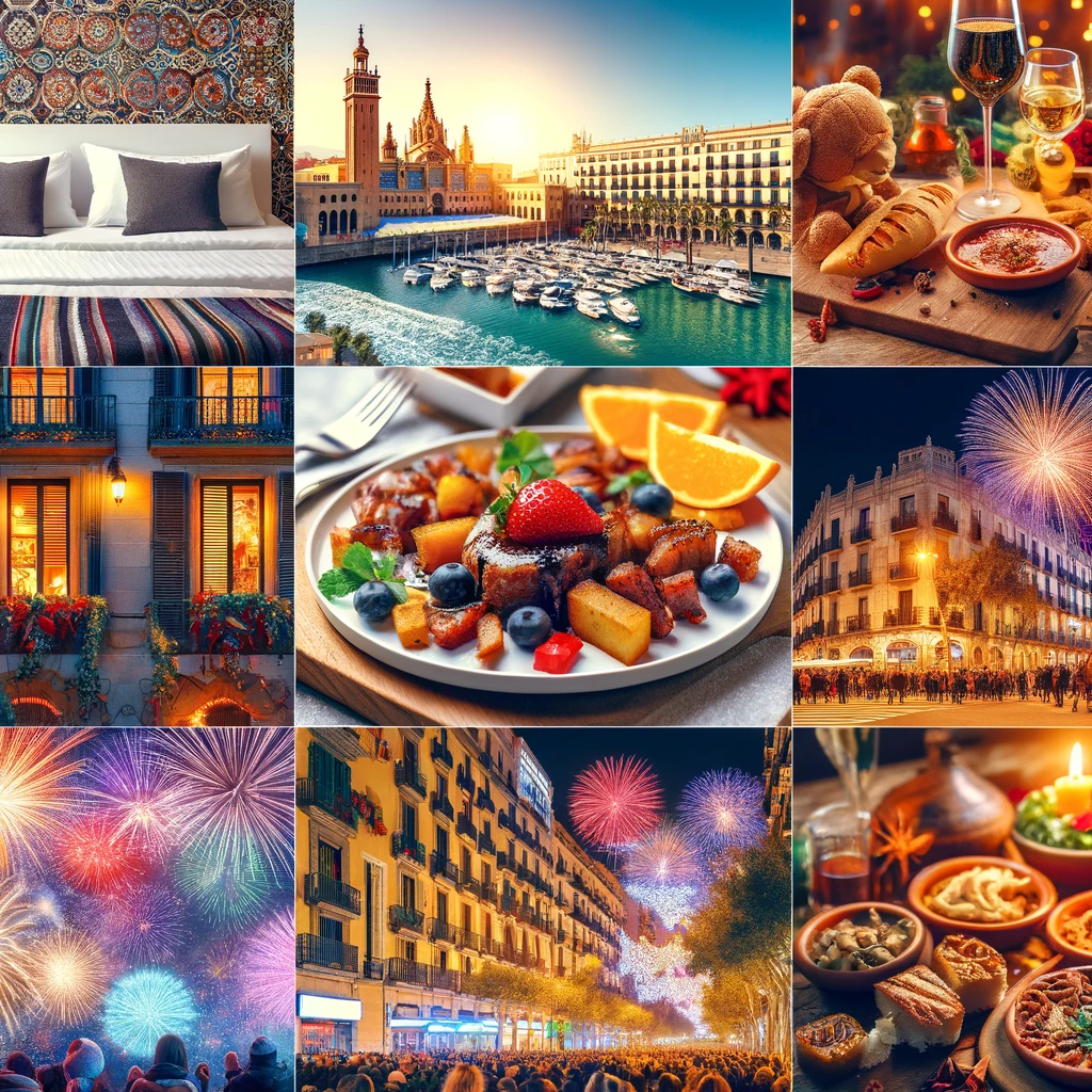 Koszty Sylwestra w Barcelonie: hotel, kuchnia katalońska, uliczne jedzenie, klub nocny