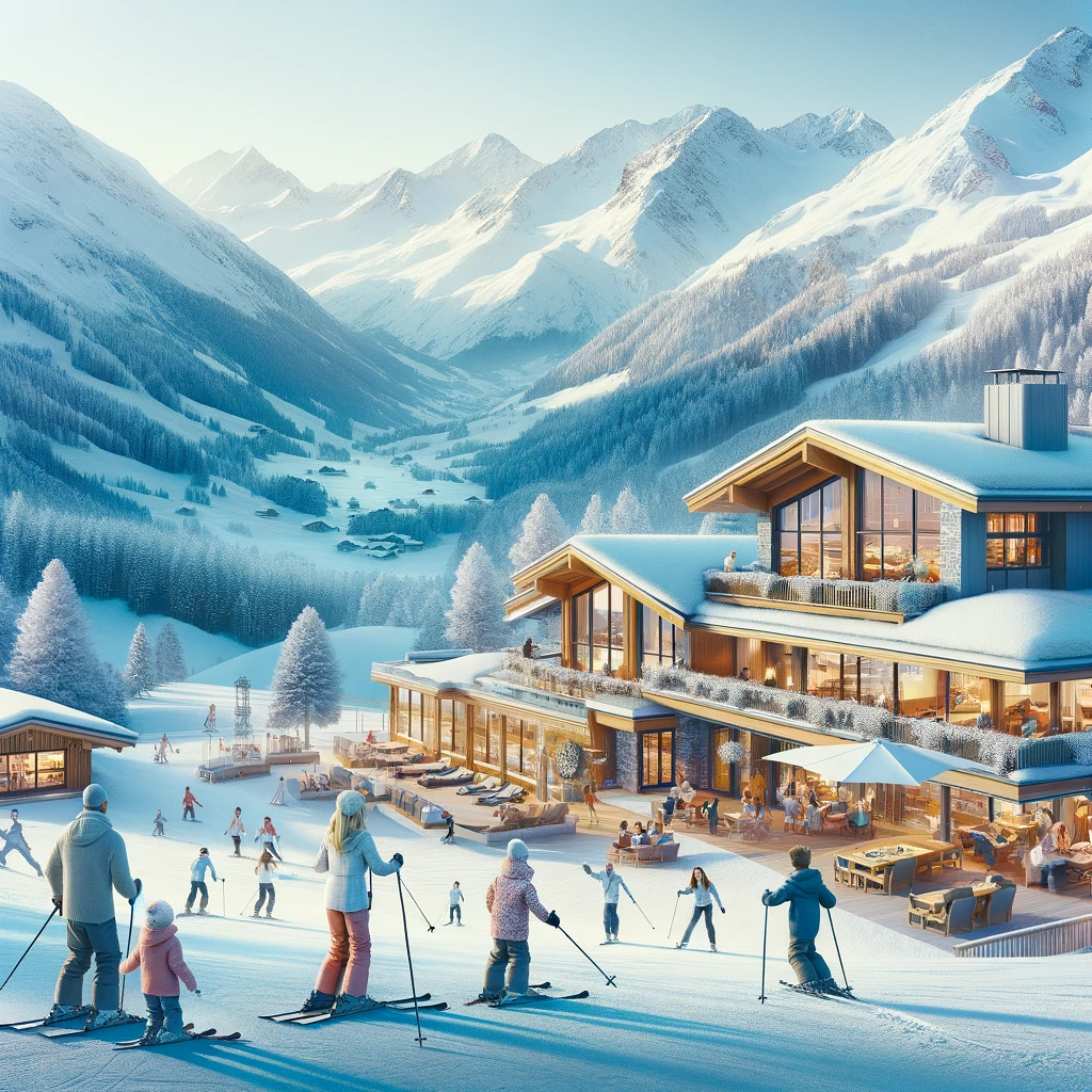 Luksusowy ośrodek narciarski dla rodzin w Alpach Austriackich