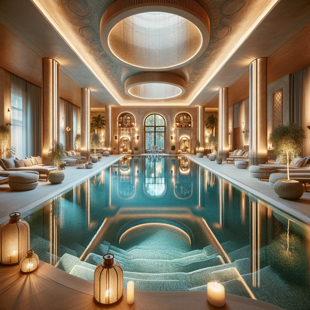 Luksusowy i spokojny hotel spa w Łotwie z krytym basenem