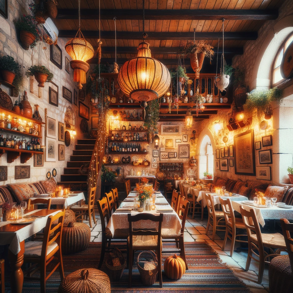 Wnętrze Restauracji Konoba Dalmatino
