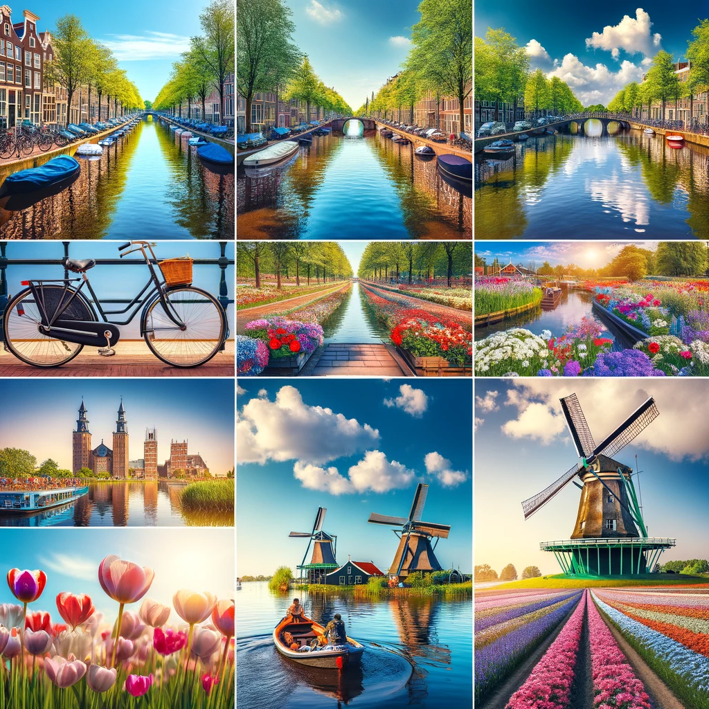 Ikony Holandii latem: Amsterdam, Zaanse Schans, Keukenhof, Giethoorn, Hoge Veluwe
