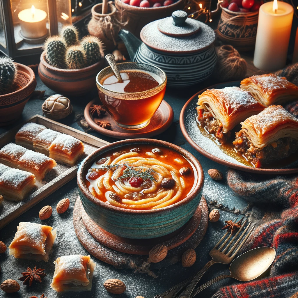 Tradycyjne dania greckie na zimę: zupa fasolada, moussaka i baklava