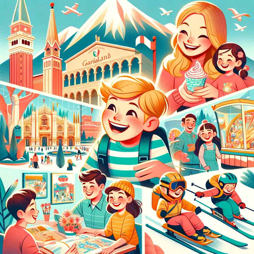 Rodzinna zabawa we Włoszech: muzea interaktywne, parki rozrywki i nauka jazdy na nartach.
