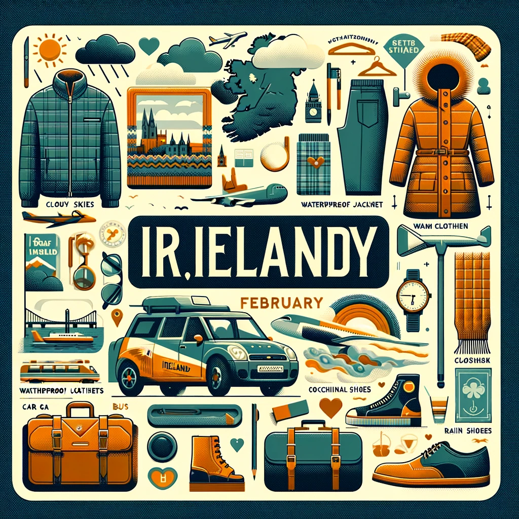 Praktyczne porady na podróż do Irlandii w lutym: pogoda, odzież, transport