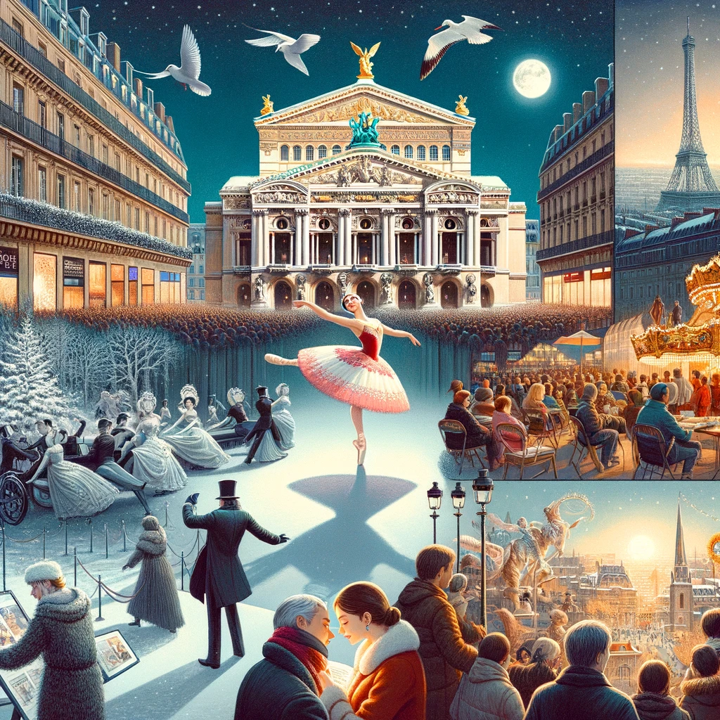Opera Garnier, Luwr i Festiwal Filmowy w Clermont-Ferrand zimą