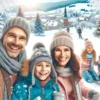 Rodzinne zabawy na śniegu w Polsce