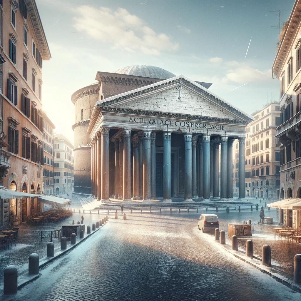 Rzym w lutym: spokojna atmosfera i historyczna architektura