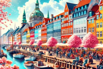 Kopenhaga w marcu - jasny i zachęcający widok miasta