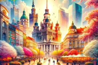Poznań w kwietniu - wiosenna uroda miasta