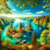 Wiosenne Mazury - malownicze jeziora i zielone lasy