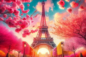 Paryż w kwietniu, pełen kolorów i życia, idealny na wiosenny spacer