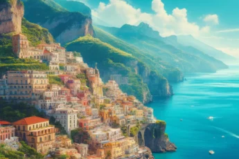 Majówka we Włoszech, widok na wybrzeże Amalfi