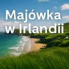 Majówka w Irlandii – widok na irlandzką plażę z zielonymi klifami i oceanem pod błękitnym niebem