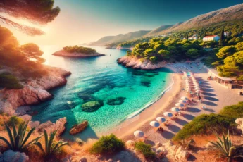 Piękna plaża w Chorwacji