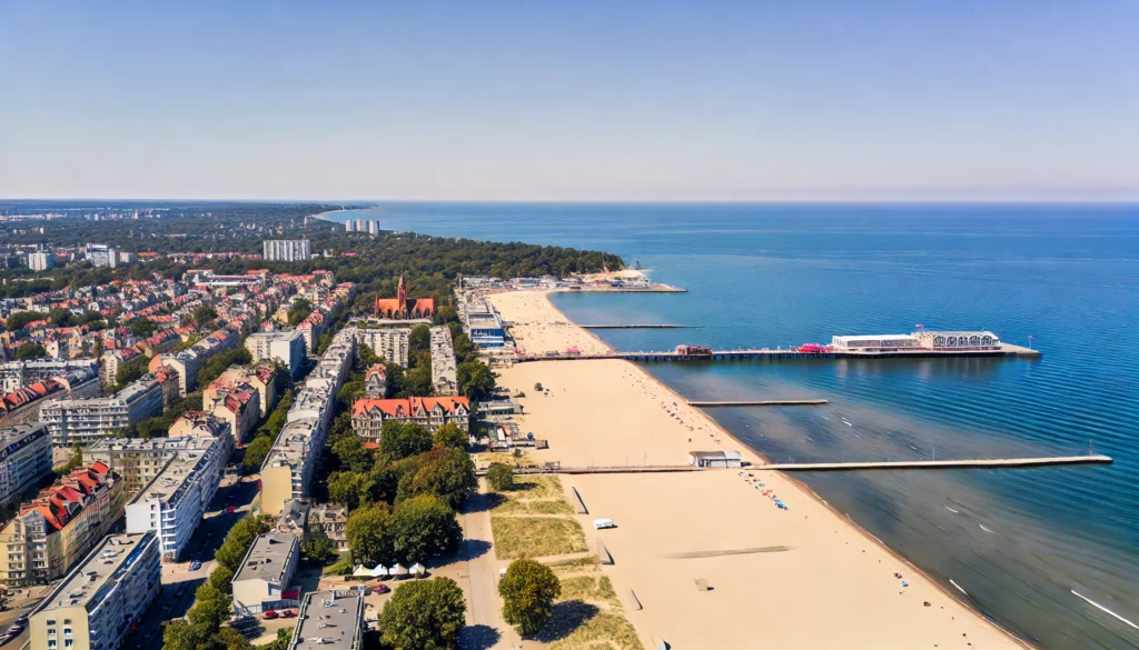 Widok na Sopot, Polska