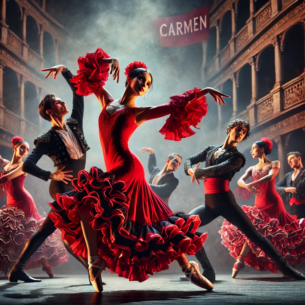 Flamenco Ballet Performance Inspired by Carmen