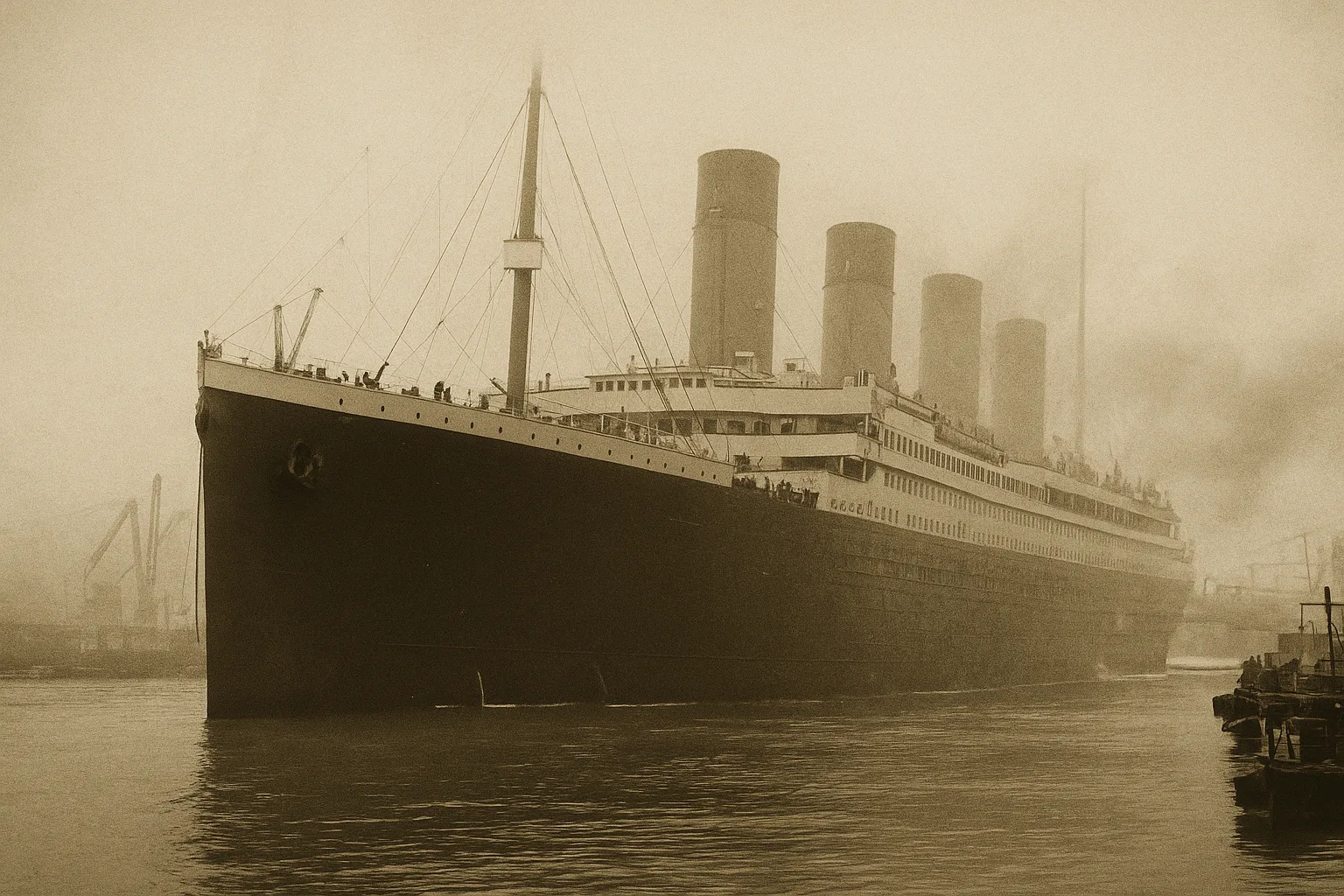 Titanic – historyczny statek w porcie, klimat wystawy artefaktów we Wrocławiu