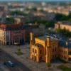 Dworzec Główny we Wrocławiu z hotelami w pobliżu – widok z lotu ptaka, idealna lokalizacja noclegów w centrum miasta
