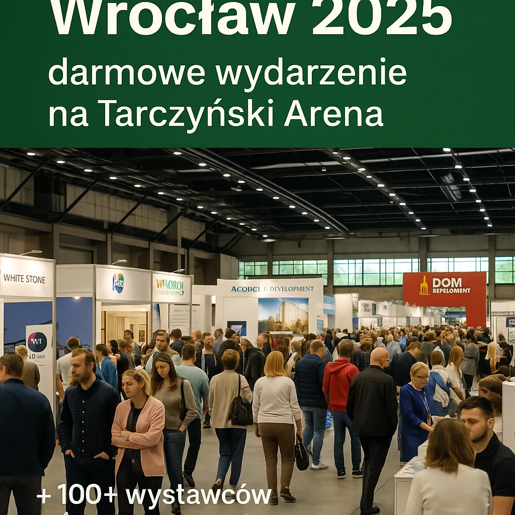 Targi Mieszkaniowe Wrocław 2025 – stoiska wystawców na Tarczyński Arena