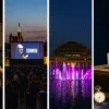 Wrocław 2 września 2025 – Chopin & Friends, kino na dachu Ennio, Fontanna Multimedialna, wystawa Titanic