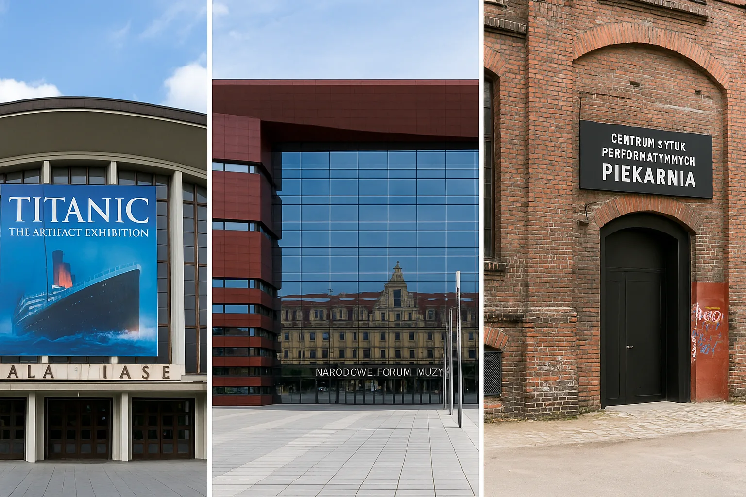 Wrocław – Hala IASE z wystawą Titanic, Narodowe Forum Muzyki i Piekarnia – miejsca wydarzeń 4 września 2025