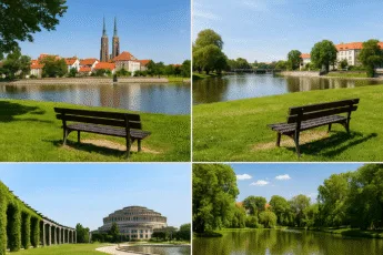 Piknikowe miejsca we Wrocławiu: Park Szczytnicki, Wyspa Słodowa, Pergola przy Hali Stulecia, Park Południowy